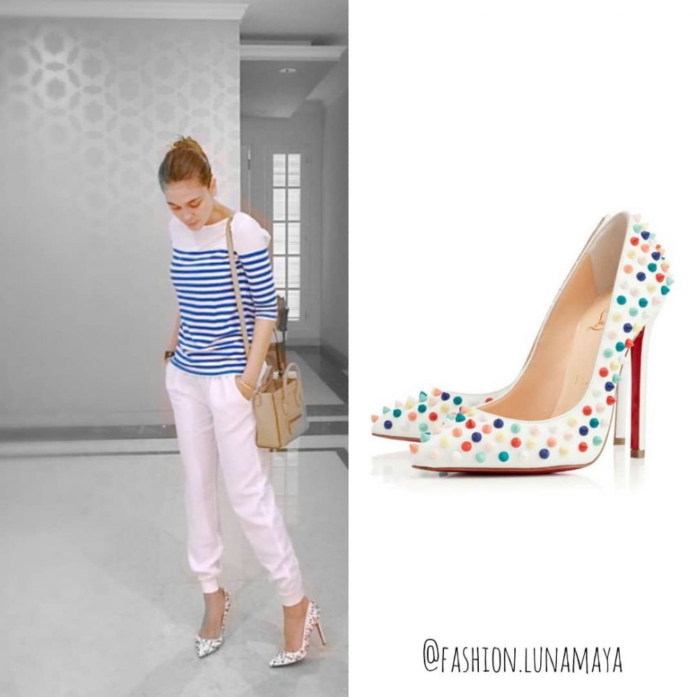 10 Koleksi sepatu Luna Maya, ada yang sampai Rp 20 juta