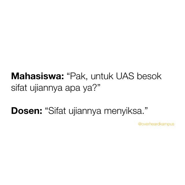 13 Status lucu Facebook ini cuma mahasiswa yang paham