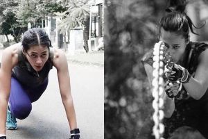 10 Gaya olahraga Paula Verhoeven ini jauh dari kesan feminin