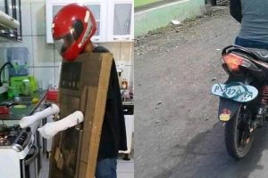 12 Foto lucu cara unik orang Indonesia selesaikan masalah