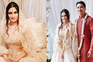 10 Momen lamaran Adly Fairuz & Angbeen Rishi, kental adat India