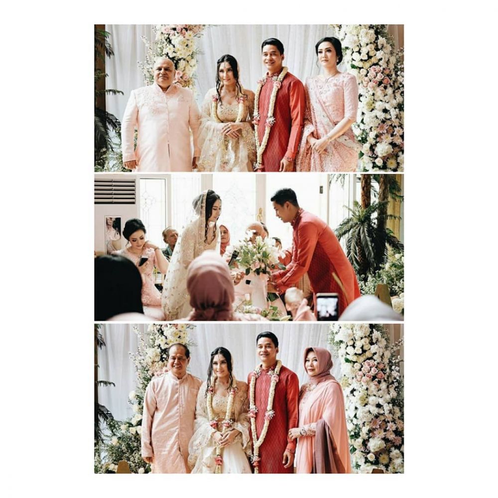 10 Momen lamaran Adly Fairuz & Angbeen Rishi, kental adat India