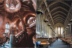 16 Perpustakaan ini mirip di Hogwarts, bikin berimajinasi