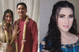 10 Gaya Angbeen Rishi berhijab, tunangan Adly Fayruz yang cantik