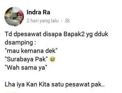 10 Obrolan lucu kehabisan topik ini bikin ngakak