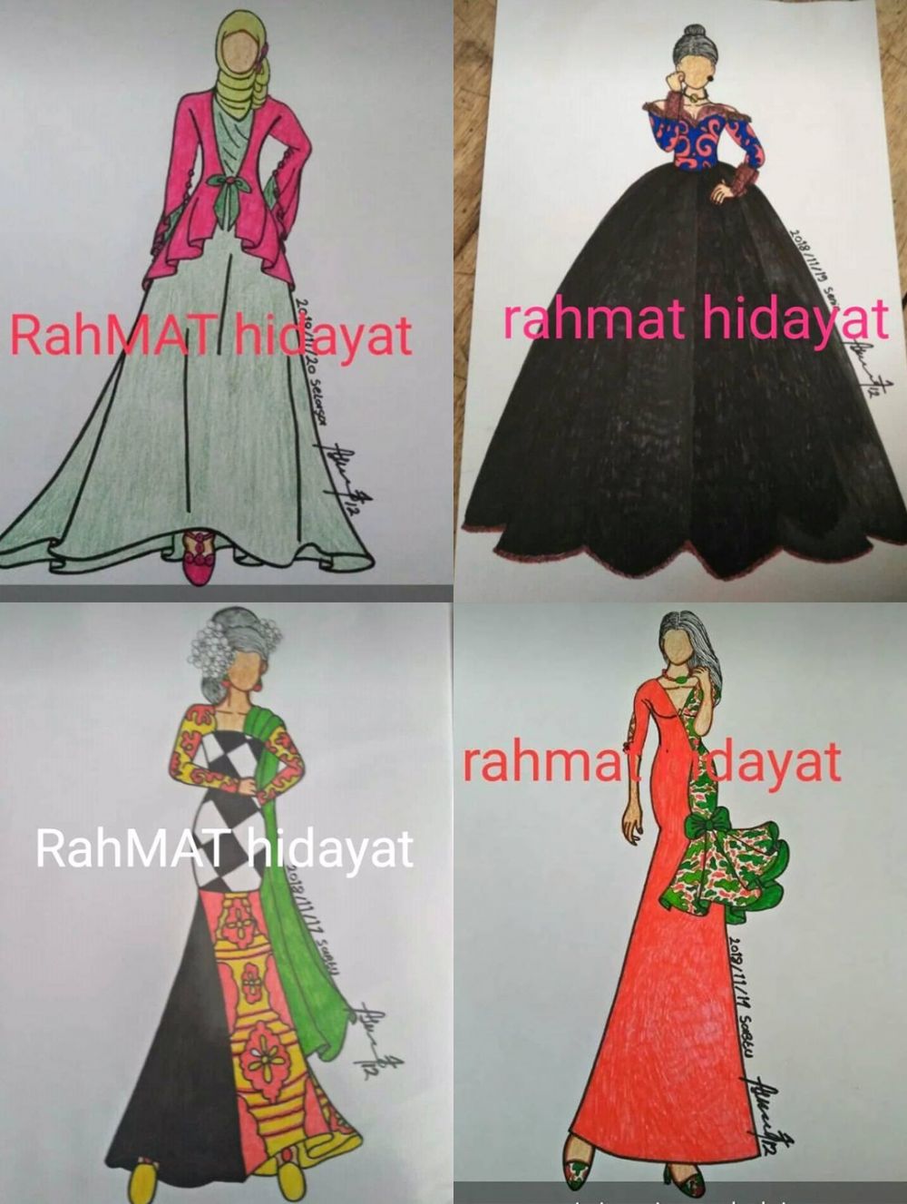 Kisah Rahmat Hidayat, difabel jago gambar bak desainer dunia