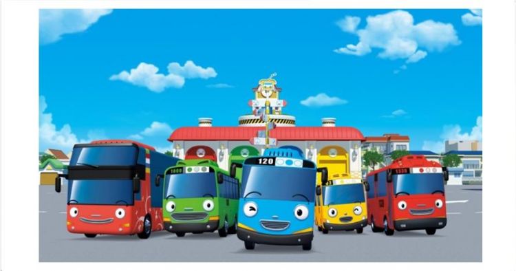9 Karakter bus dalam serial Tayo  yang paling dikenal