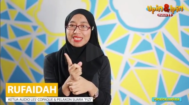 Rufaidah pengisi suara Fizi