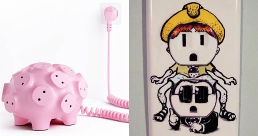 13 Desain colokan kabel ini unik banget, bisa buat nyimpen duit