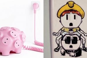 13 Desain colokan kabel ini unik banget, bisa buat nyimpen duit