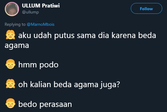 10 Obrolan lucu 'alasan putus' cinta ini bikin senyum kecut