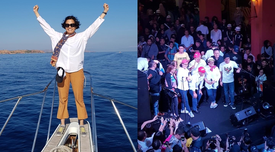 9 Gaya tokoh perempuan saat kenakan sneakers, termasuk Iriana 