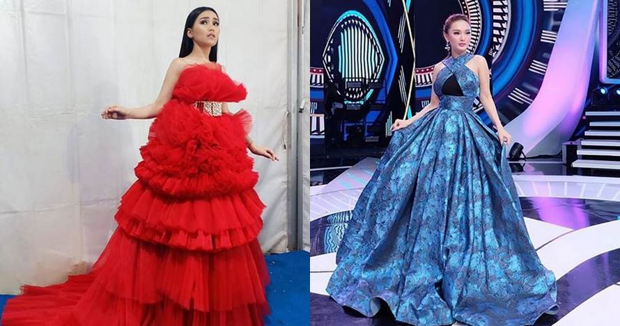 10 Adu gaya gaun biduan dangdut Ayu Ting Ting & Zaskia Gotik