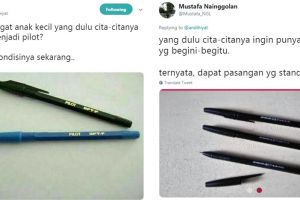 10 Cuitan lucu pakai bolpoin ini bikin nyengir kuda
