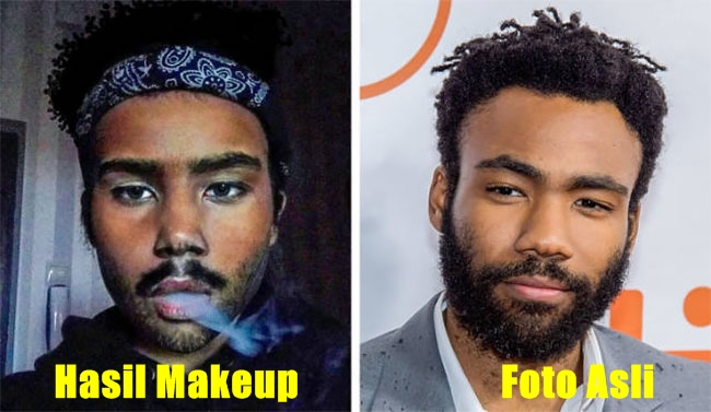 15 Makeup mirip artis ini bikin melongo, sama persis