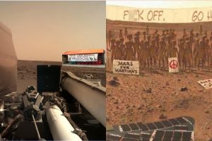 15 Foto editan saat NASA landing di Mars ini bikin ngakak