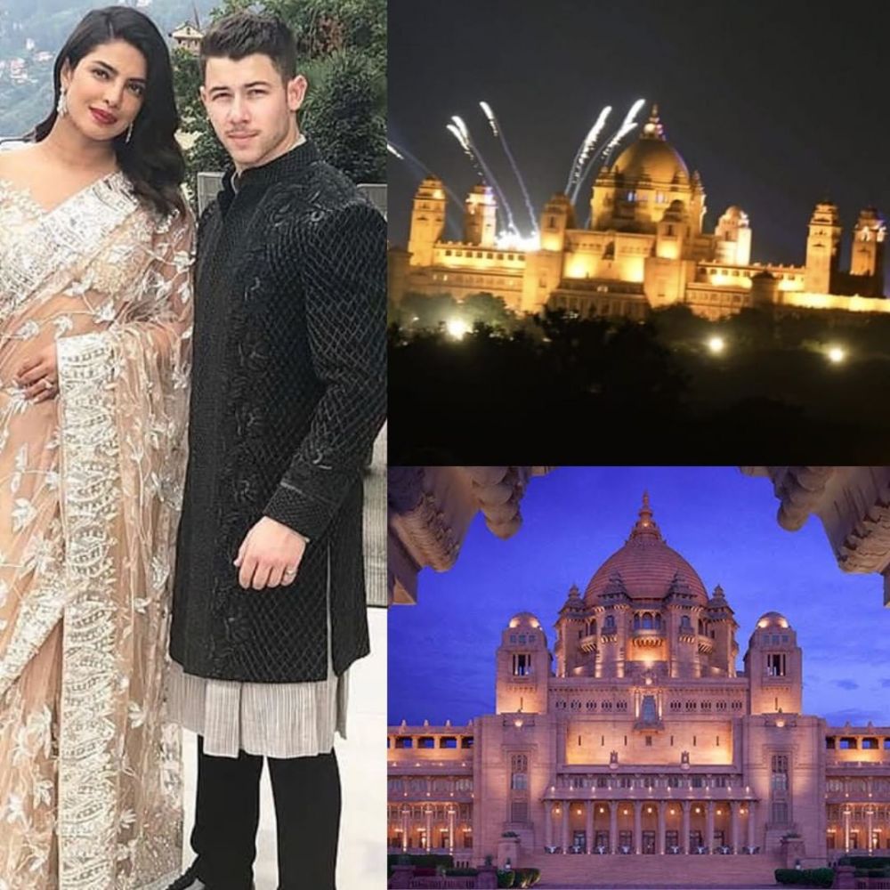 10 Foto pernikahan Priyanka Chopra & Nick Jonas, pesta kembang api