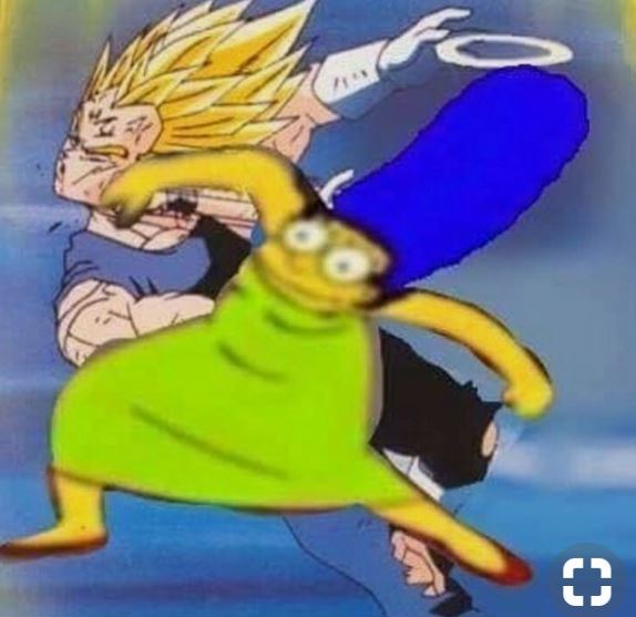 12 Gabungan karakter Dragon Ball dan kartun lain ini pas banget