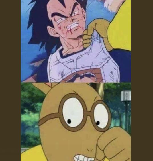 12 Gabungan karakter Dragon Ball dan kartun lain ini pas banget