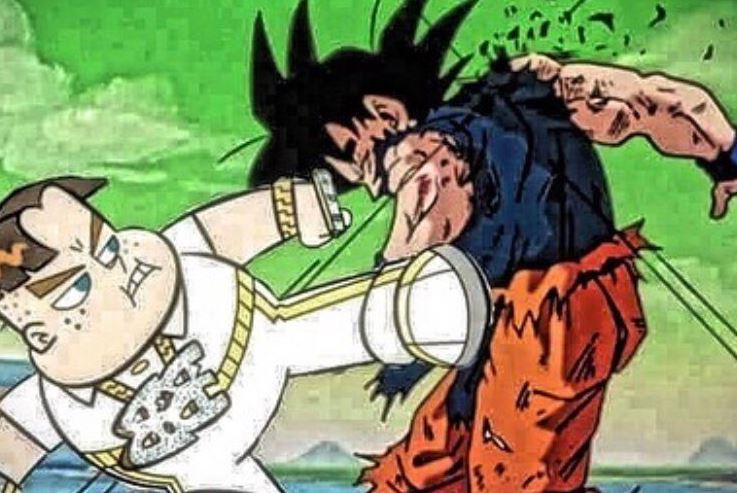 12 Gabungan karakter Dragon Ball dan kartun lain ini pas banget