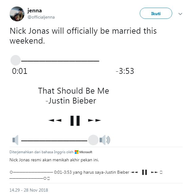15 Cuitan lucu patah hati karena Nick Jonas menikah ini bikin baper