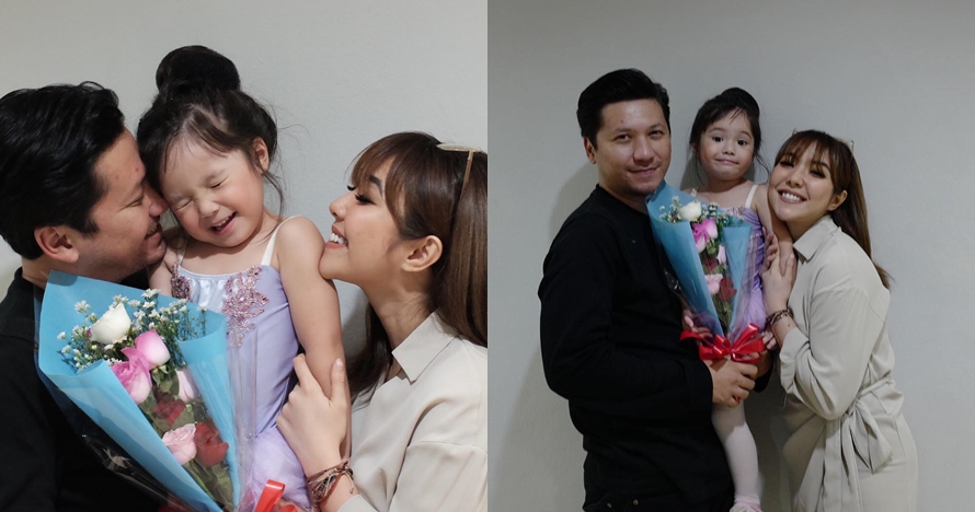 11 Momen Gisella Anastasia-Gading temani Gempi pentas balet