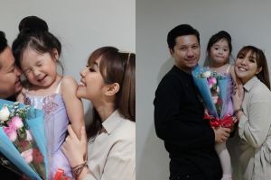 11 Momen Gisella Anastasia-Gading temani Gempi pentas balet