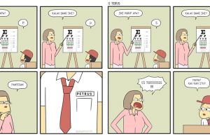 10 Komik strip lucu siswa diuji guru, bikin mikir sebelum ketawa