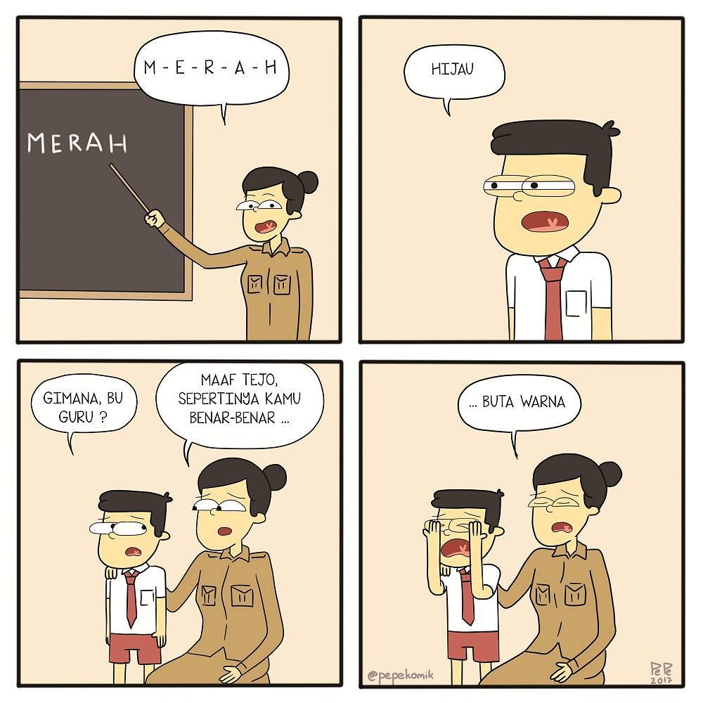10 Komik strip lucu siswa diuji guru, bikin mikir sebelum ketawa