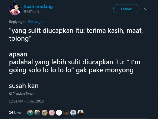 10 Cuitan lucu 'kata tak mudah diucapkan' ini bikin ketawa lepas