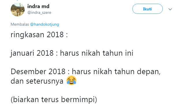 25 Cuitan lucu 'Ringkasan 2018' ini bikin tersenyum kecut