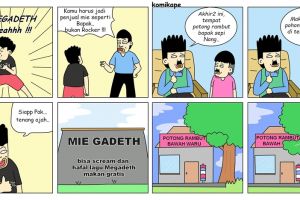 13 Komik strip lucu kehidupan bapak dan anak ini konyol abis