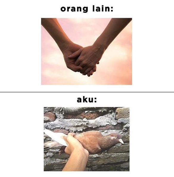 15 Meme lucu aku vs orang lain ini bikin senyum kecut 