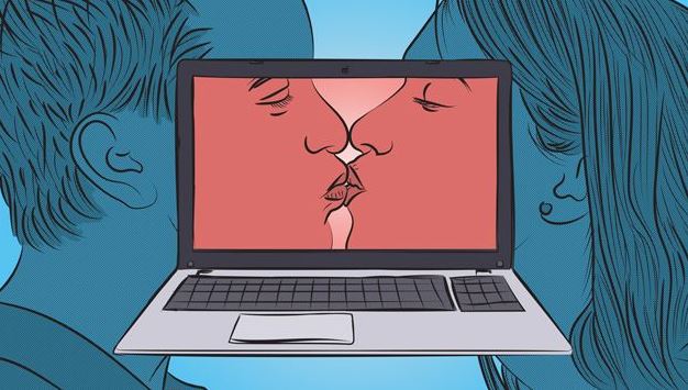 15 Ilustrasi tentang kisah cinta virtual ini ngena banget