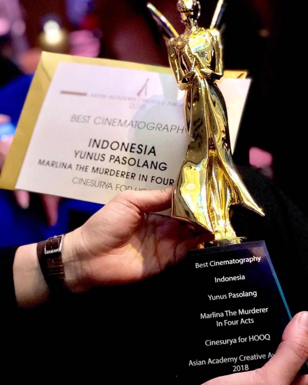 Daftar lengkap pemenang Piala Citra FFI 2018