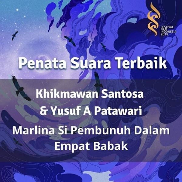 Daftar lengkap pemenang Piala Citra FFI 2018