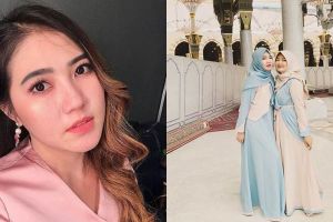 10 Potret Via Vallen di Arab Saudi, tampak adem bersama keluarga