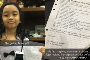 Bocah ini teken kontrak demi iPhone, syarat & ketentuannya unik
