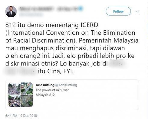 Arie Untung klarifikasi Aksi 812, begini balasan Ernest Prakasa