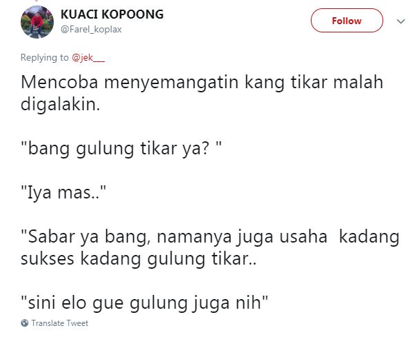 15 Cuitan lucu menyemangati pedagang ini endingnya bikin kesal