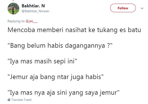 15 Cuitan lucu menyemangati pedagang ini endingnya bikin kesal