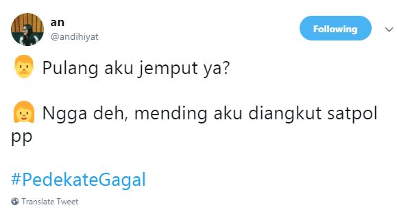 15 Cuitan lucu gagal PDKT ini bikin tersenyum kecut