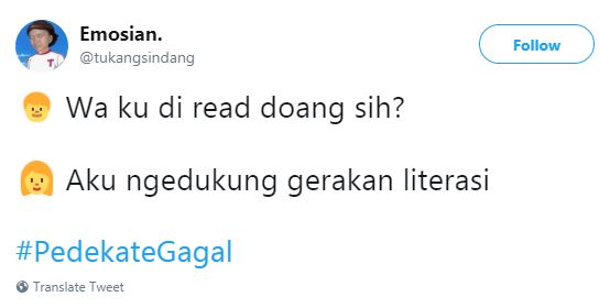 15 Cuitan lucu gagal PDKT ini bikin tersenyum kecut