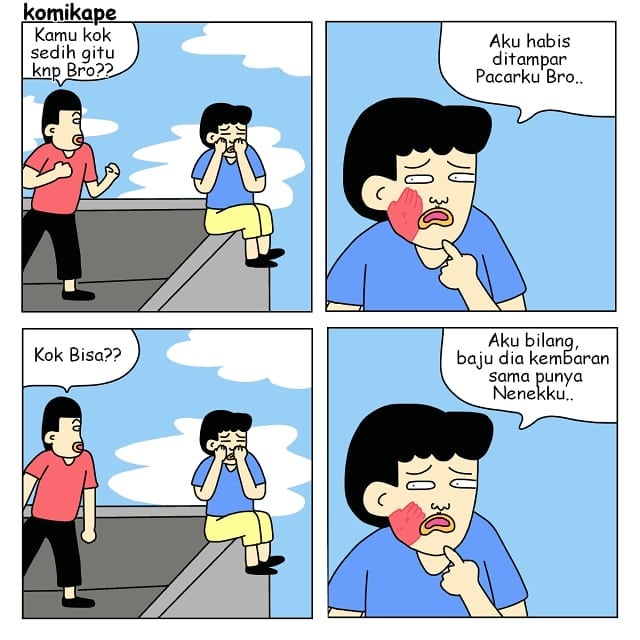 12 Komik strip lucu merayu cewek ini endingnya kocak abis