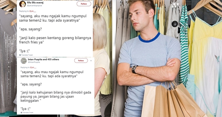 15 Cuitan lucu syarat diajak jalan ini bikin senyum kesel