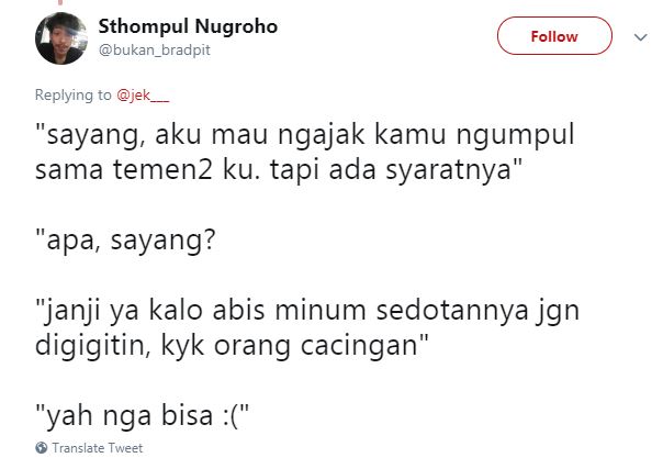 15 Cuitan lucu syarat diajak jalan ini bikin senyum kesel