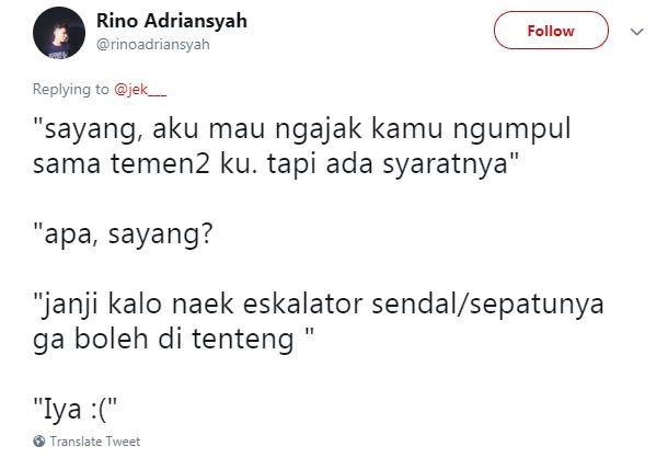 15 Cuitan lucu syarat diajak jalan ini bikin senyum kesel