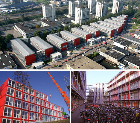 10 Bangunan unik terbuat dari kontainer, arsitekturnya kece