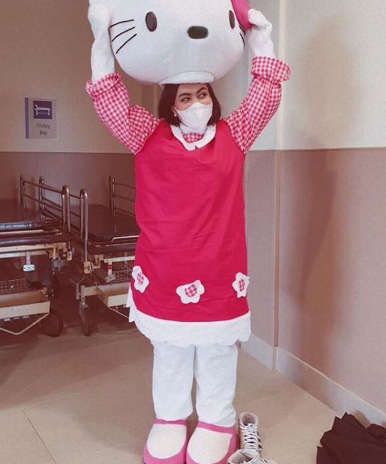 8 Momen ulang tahun Shakira Aurum, Denada jadi Hello Kitty