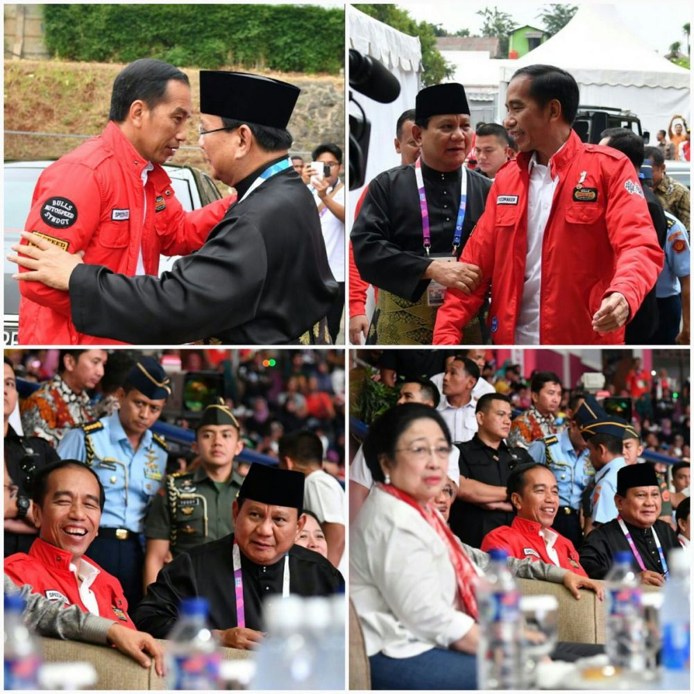 11 Momen Jokowi bersama Prabowo, kehangatan dua tokoh Indonesia